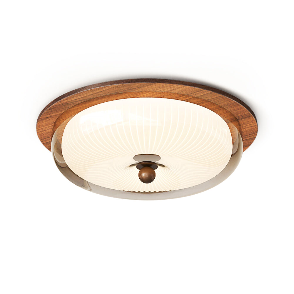 Vintage Solid Wood Ceiling Lamp