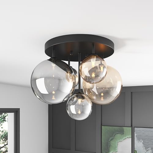 Aiwen Globe Glass Ceiling Light