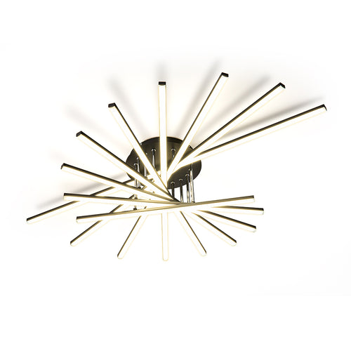 115W Stellated Line Radial Ceiling Light