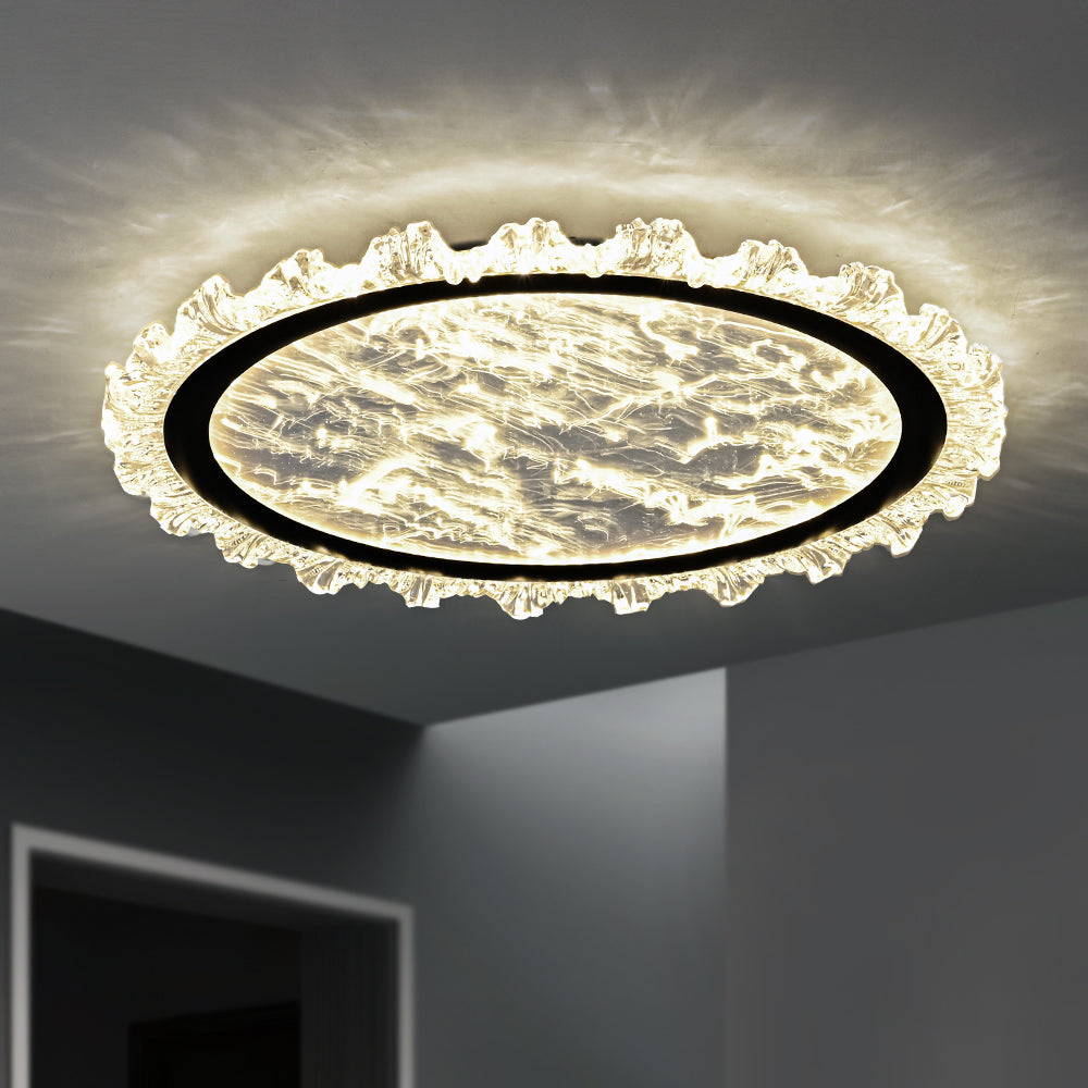 Italian Misty Crystal Ceiling Light