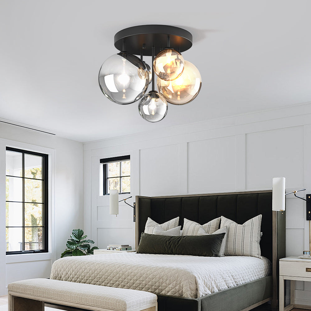 Aiwen Globe Glass Ceiling Light