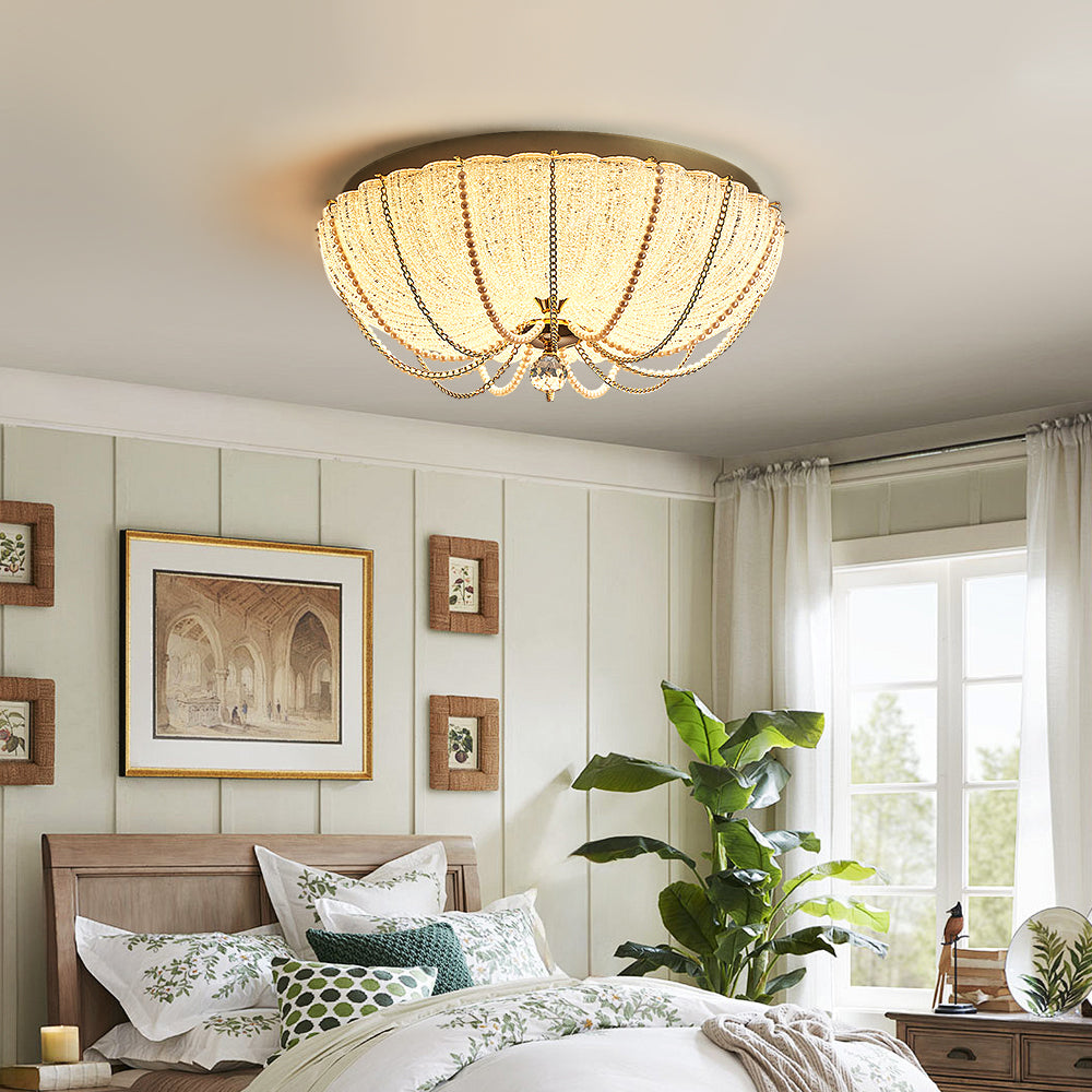 French Princess Crown Ceiling  Lamp