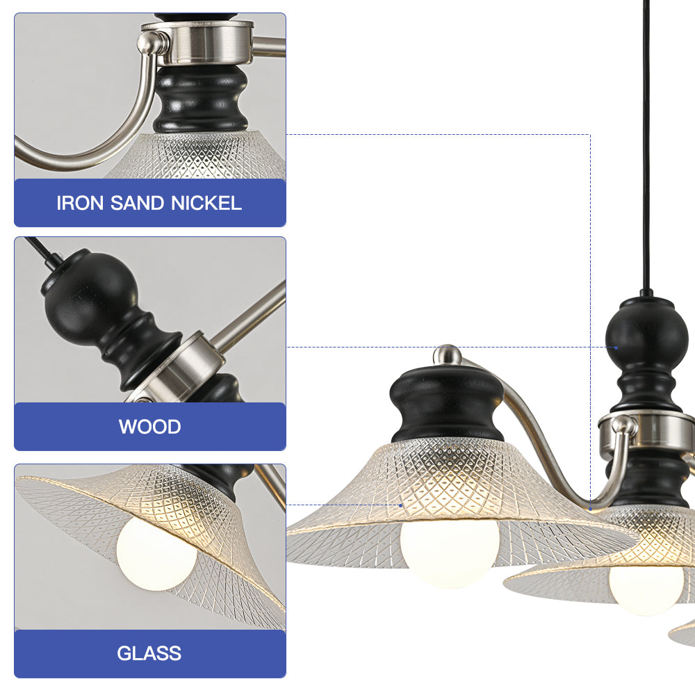 American Vintage Nickel Island Kitchen Light