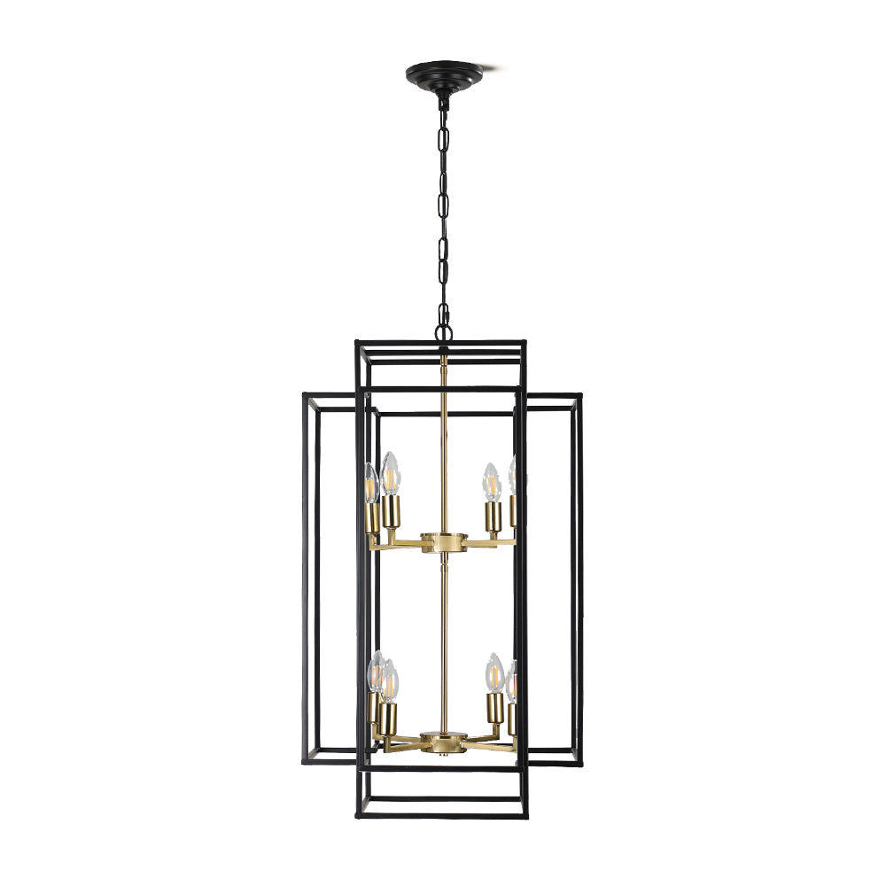 Canary Geometric Frame Pendant Light