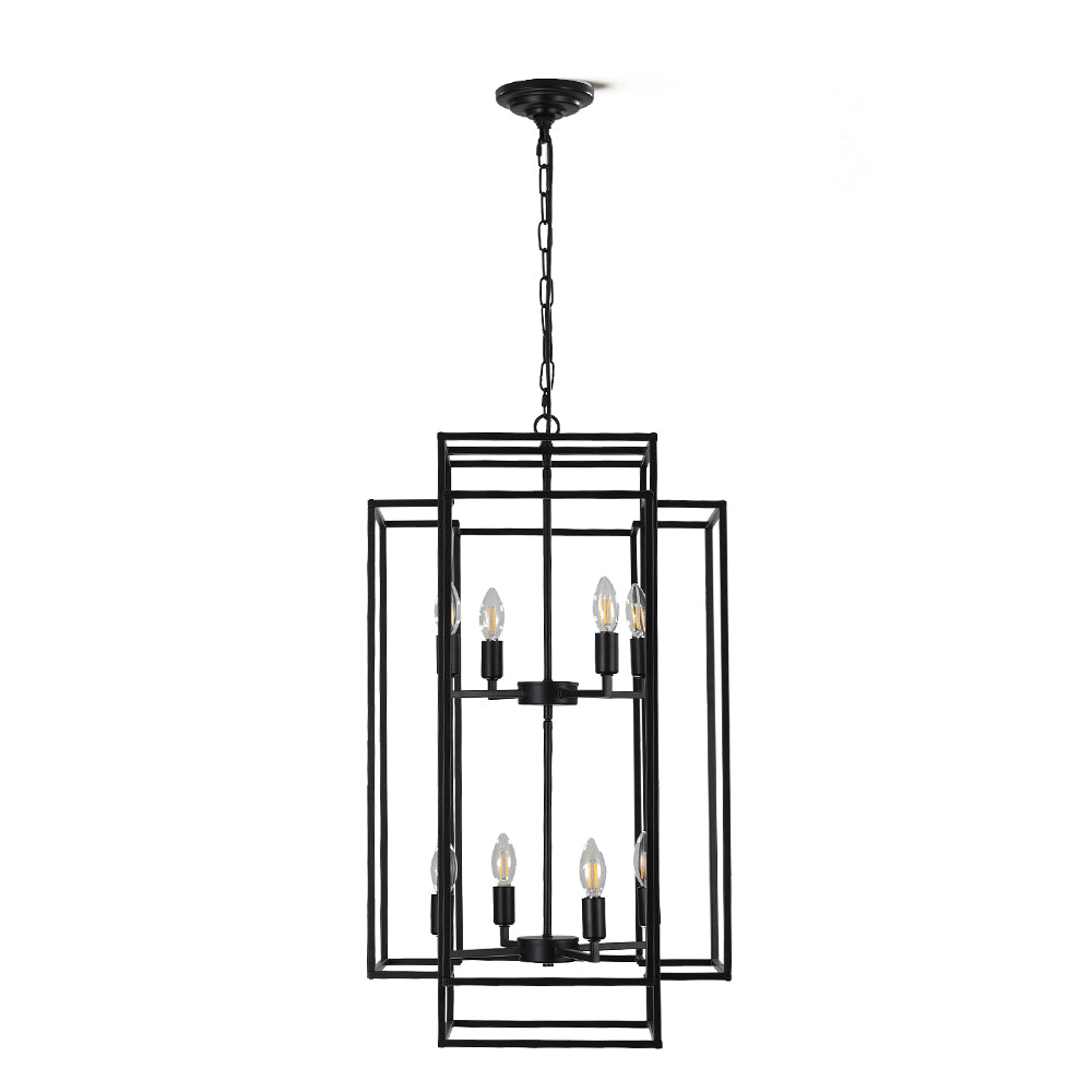 Canary Geometric Frame Pendant Light