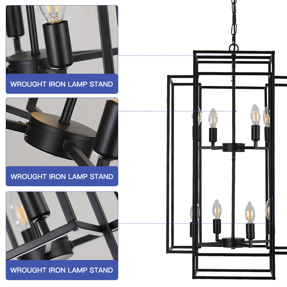 Canary Geometric Frame Pendant Light