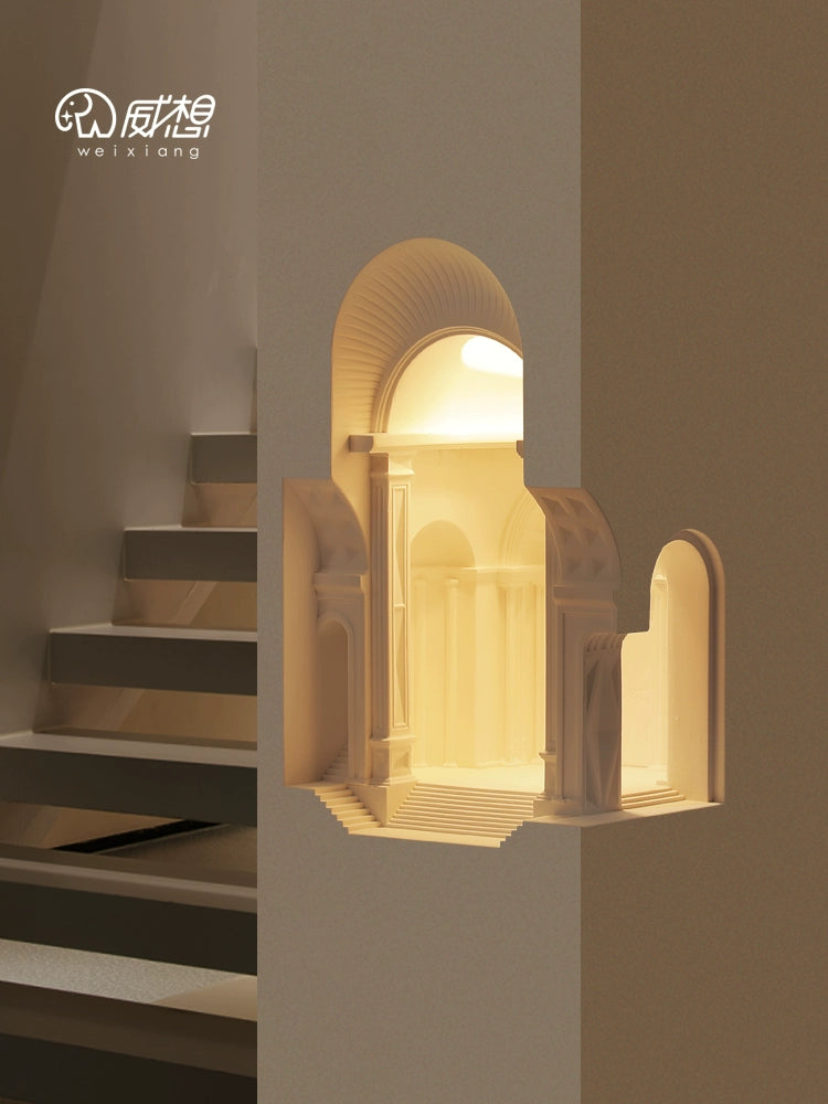 Euro Vintage Corner Wall Light